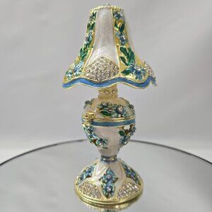 Vintage Lamp Trinket Box